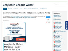 Tablet Screenshot of freechequewriter.com
